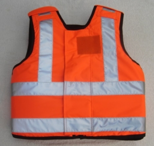 Fluo reflective stab resistant vest HELIOS KR1-SP1
